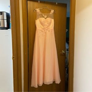Size 10 gorgeous light pink formal dress by Grace Karin